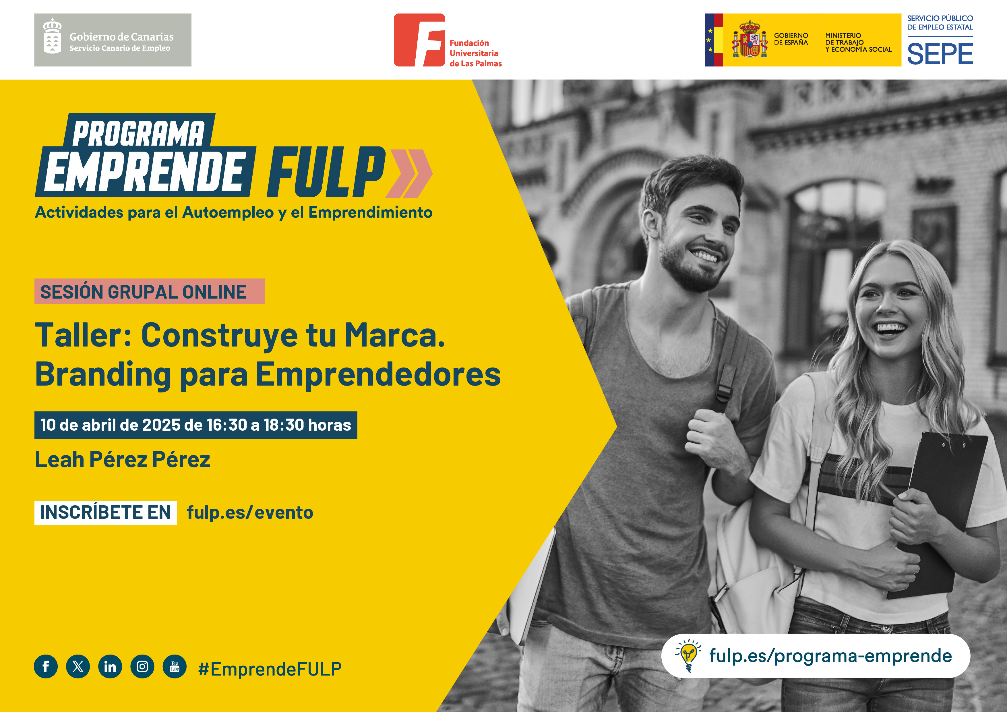 Taller: Construye tu Marca. Branding para Emprendedores Taller: Construye tu Marca. Branding para Emprendedores